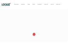 Tablet Screenshot of loquiz.com